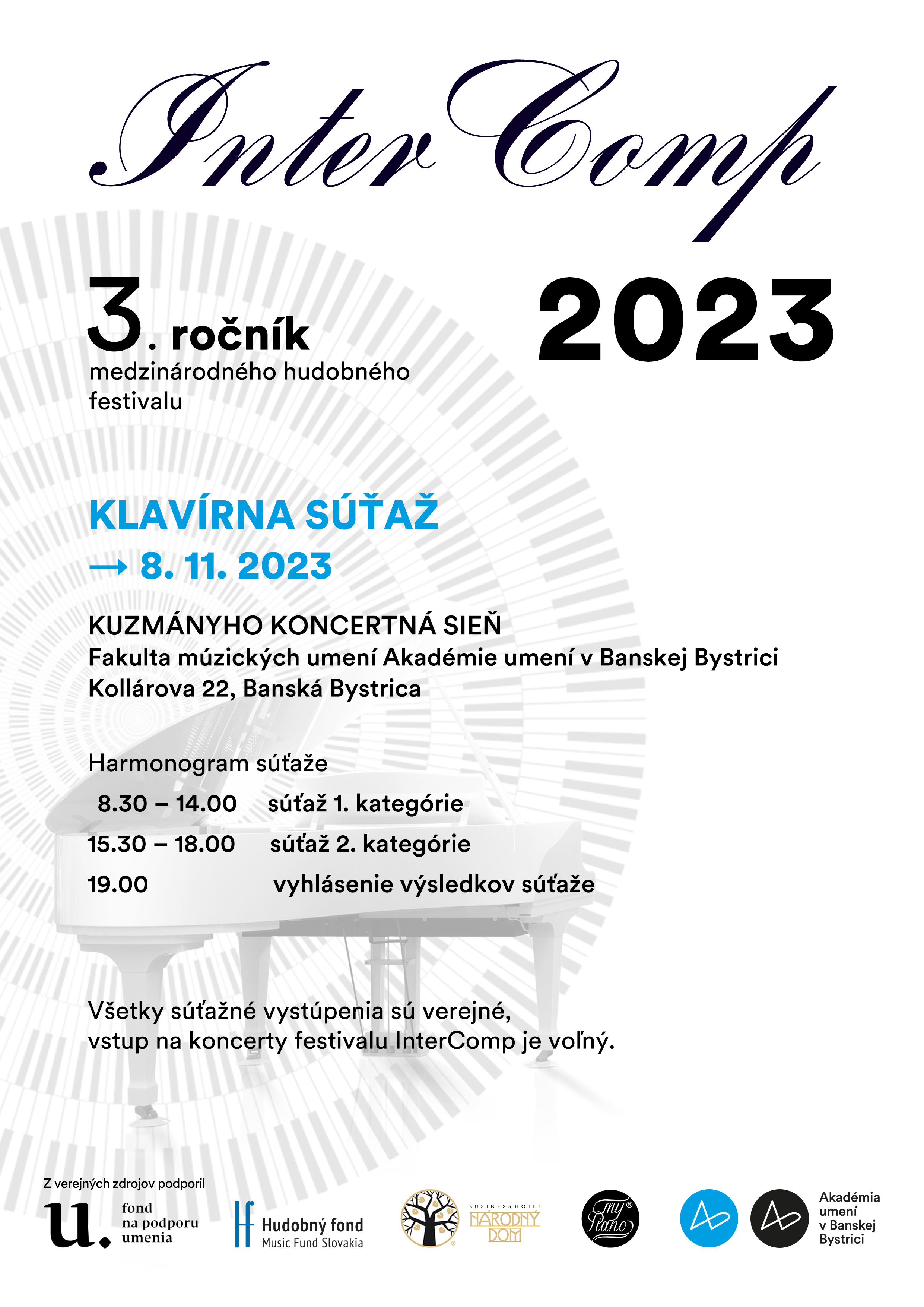 klavirna sutaz intercomp 2023 harmonogram